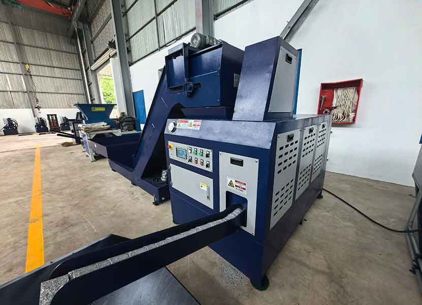 菲律宾制造业巨头的绿色变革--德尚环保一体化铝屑压饼解决方案!